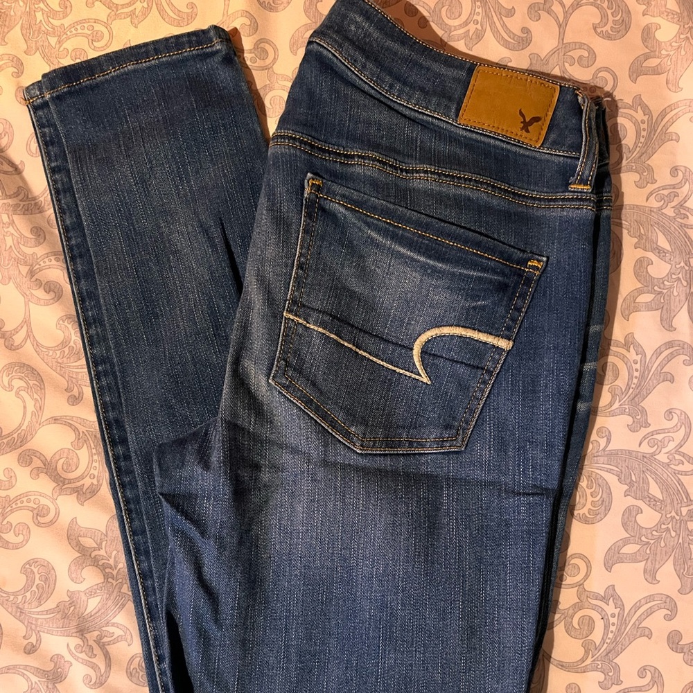 American Eagle Super Stretch Skinny Jegging Size- 8